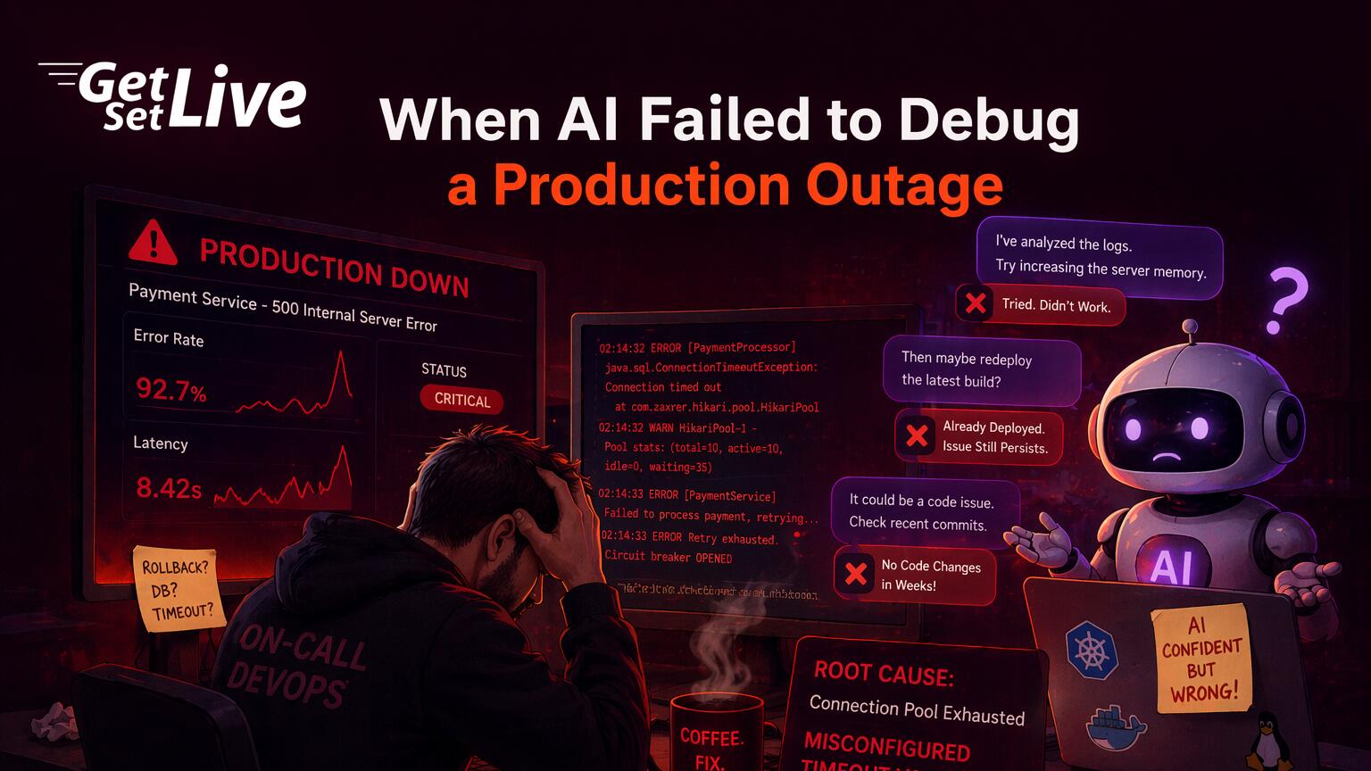 When AI Failed to Debug a Production Outage: Three Case Studies
