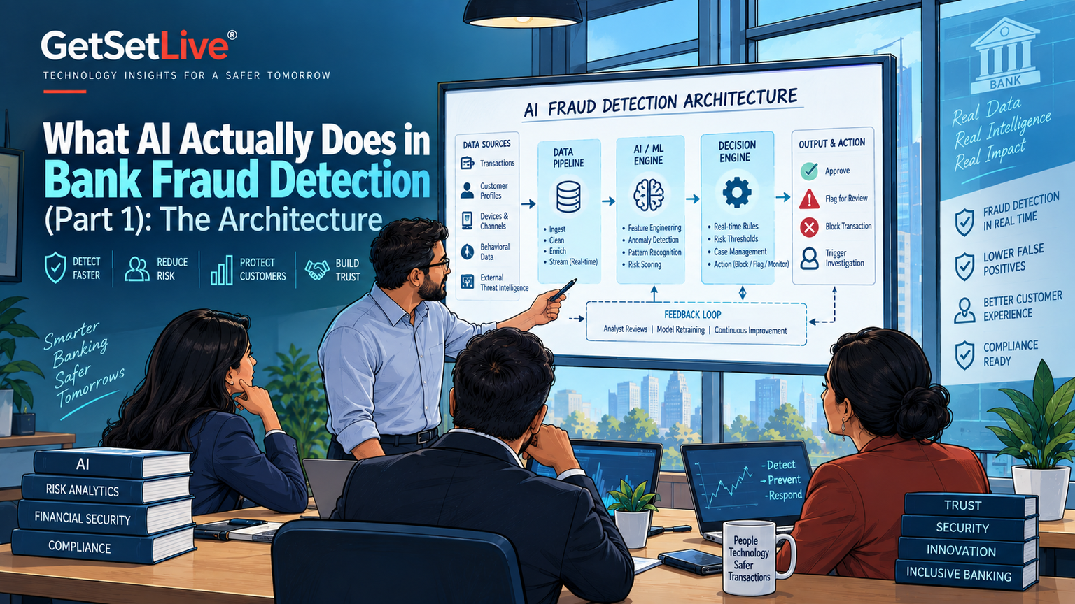 What AI Actually Does in Bank Fraud Detection (Part 1): The Architecture